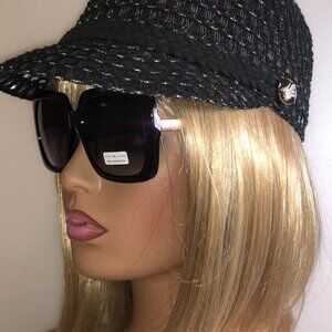 Tommy Hilfiger Blue Oversized Sunglasses